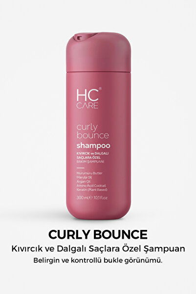 HC Care Curly Bounce Kıvırcık ve Dalgalı Saçlar için Bakım Şampuanı