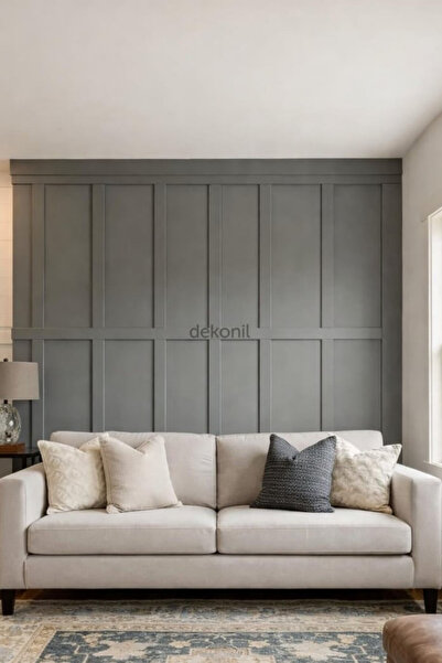 Dekonil İskandinav Dekoratif MDF Duvar Çıtası Boyanabilir Ham MDF 10x100 - 4 ...