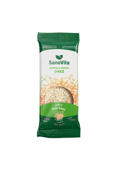 Sano Vita Prăjituri simple de orez 56g