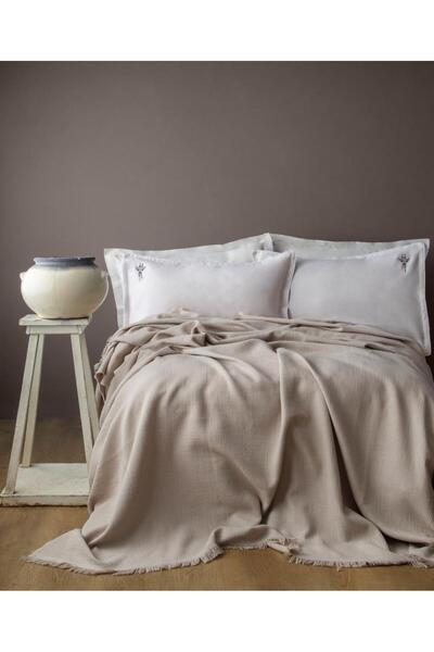 Apricitas HOME Graffie Beige Double Exclusive Pique Set