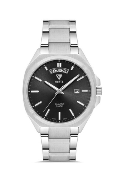 Fiesta F2713M Men's Wristwatch with Steel Strap