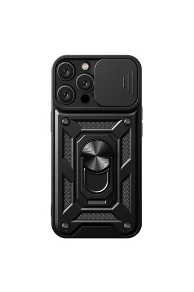 OEM Husă cu inel compatibilă cu iPhone 14 Pro Max, rezistentă la șocuri, din ...
