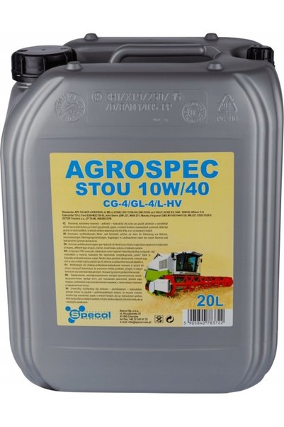 Specol 10W40 STOU 20L ULEI 10W40 20L AGROSPEC STOU CVG-4 / 227.1 228.1 228.