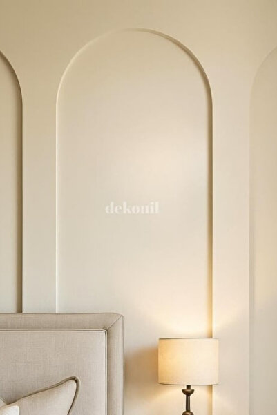 Dekonil Pinterest MDF Kemer Duvar Paneli 54x300 cm | Boyanabilir Dekoratif Duvar Çıtası