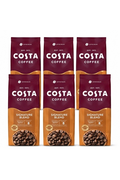 Costa Set 6x cafea boabe Signature Home Medium