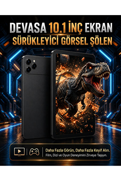shop 17 Pro Max Tablet 16 GB RAM 512 GB Hafıza SIM Kart Destekli Android Tabl...