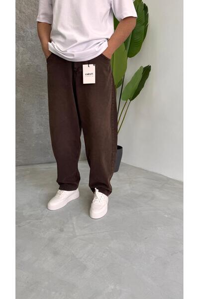 Catch Thetokyo Kahverengi Extra Baggy Jean