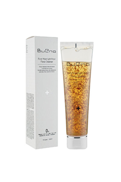 BUENO Subacidic cleansing gel with rose petals for sebum control, Pure Moonli...