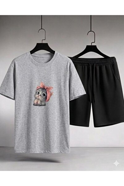 CLOTHES33 MAJICA I KRATKE HLAČE 2-DELIČNI SET TANKI LETNJI ODBIRNI ZNOJ SLATK...