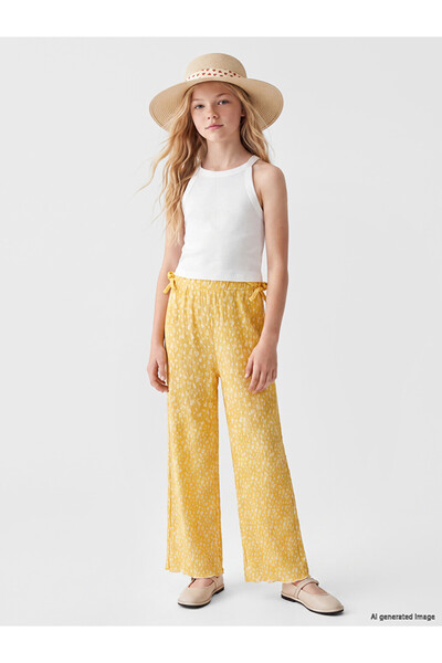 LC Waikiki Esvab • Modern & Distinctive Floral Girl's Pants