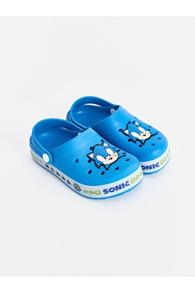 LC Waikiki LCW STEPS Mavi Sonic Baskılı Erkek Çocuk Plaj Sandaleti