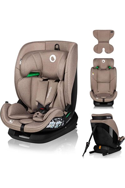 Lionelo مقعد سيارة للأطفال من لافيندر i-Size، (76-150 سم)، مع نظام ISOFIX وحز...