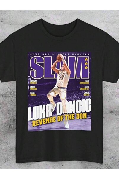 799 تي شيرت SLAM MAGAZINE LUCA DONCIC للجنسين من LAKERS