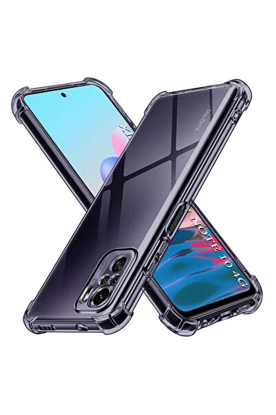 Techsuit Husă pentru Xiaomi Redmi Note 10 4G, din silicon transparent, rezist...