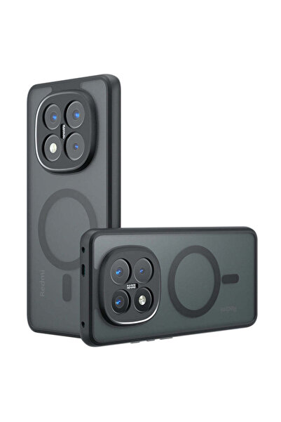Techsuit Husă pentru Xiaomi Redmi Note 14 Pro+ 5G, PureFrost MagSafe, negru m...