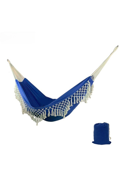Generic Brand Hamac dublu - albastru - pânză