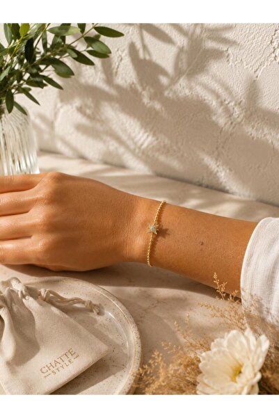 TREND VİTRİNİM ✨ Gold Detaylı Çelik Bileklik – Kararma Yapmaz Kadın Bileklik