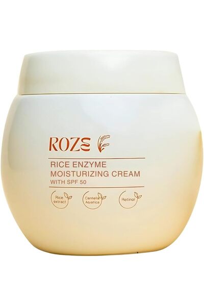 ROZE Skincare | Rice Enzyme Moisturizing Cream – With Rice, Centella & Retino...