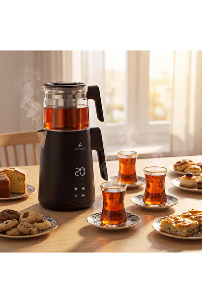 Aryıldız Tea Mode Çay Makinesi Siyah