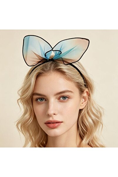 idei Bentiță decorativă cu fundiță din material voal, culori și modele livrat...