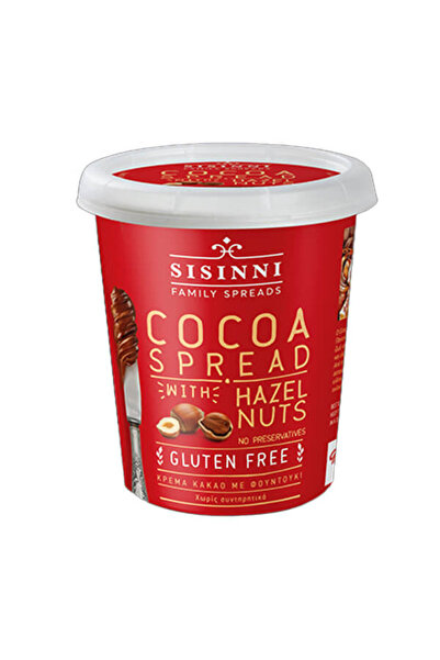 Sisinni ΚΡΕΜΑ ΚΑΚΑΟ 400gr. - (ΜΕ ΦΟΥΝΤΟΥΚΙ) (GLUTEN FREE)