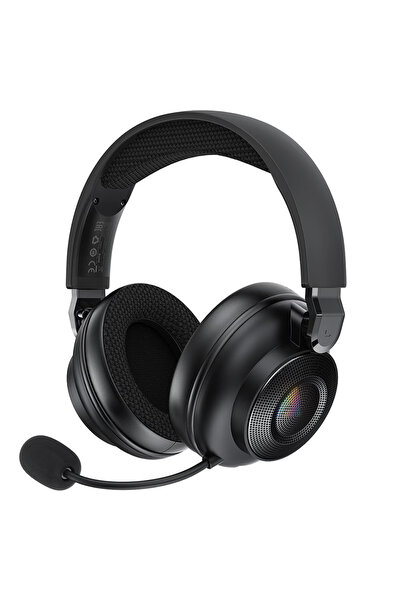 Acefast Casti gaming Acefast, over-ear, microfon, negru