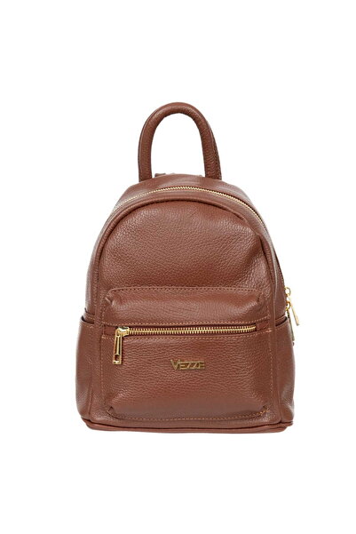 vezze Rucsac din piele Pulito Oro Cognac