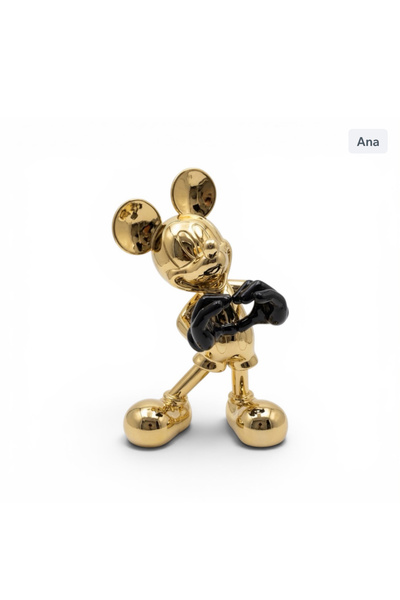 Mioletti Gold Love Mickey Mouse Obje