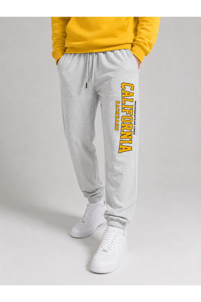 by fiyaka fashion Men's Calofirnia Printed Elastic Waist Trackpants (Seasonal)