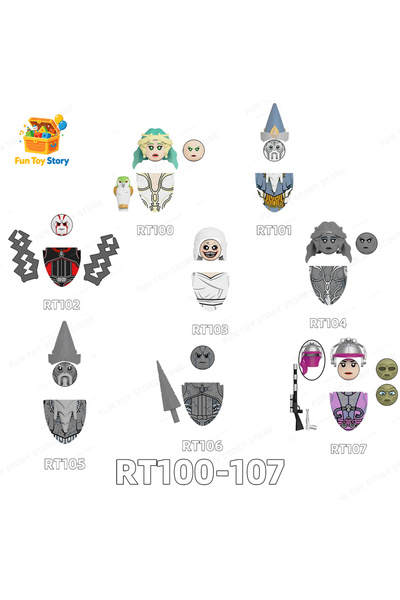 Choice7 RT8015 مكعبات بناء مجمعة، شخصيات بشريّة، لعبة كوكب، سلسلة معركة، هدية...