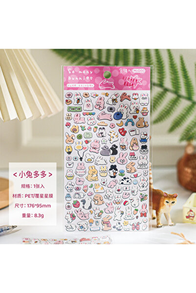 Choice4 C3 TIANZI Kawaii Japanese Plate mini stickers Die cut Adhesive Sticke...
