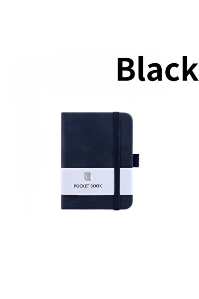 Choice1 Black 1pc A7 Pocket Notebook Journals, Small Notepad Notebooks For No...