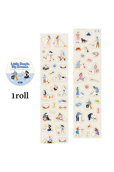 Choice S31703-2 Mr. Paper شريط واشي مقطوع بالقالب من مادة PET، 200 سم/لفة، شر...
