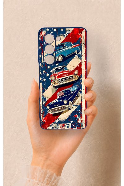 Vip Case Oppo A5 5g Compatible American Chevrolet Patterned Silicone Case