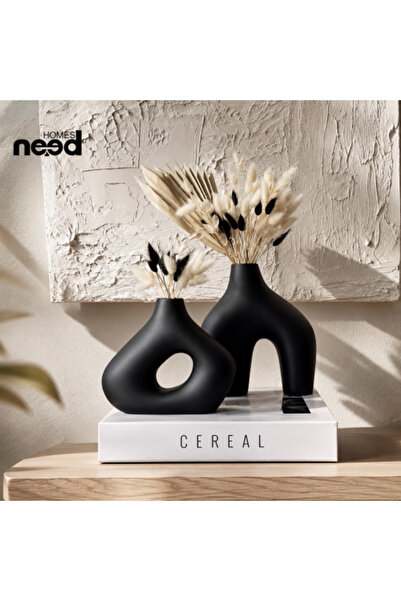 HOMEZ NEED ديكور فخاري ناعم مزدوج الطبقات