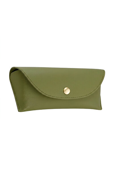 Techsuit - Glasses Case (ETI4) - PU, 17.3 x 7.0cm - Army Green, precise coating
