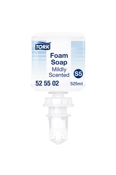 TORK صابون رغوي صغير الحجم برائحة خفيفة S5 525 مل بريميوم (525502)