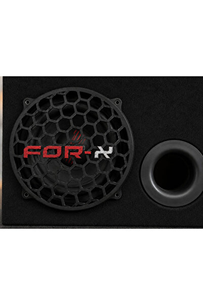For-X 20cm Bass Koruma Kapağı Siyah - Logolu Subwoofer Koruma Kapağı 20cm - 1...