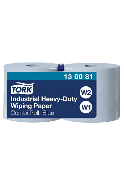 TORK Endüstriyel Ağır Kirler Yüzey Silme Kağıdı Plus W2 3 Katlı Mavi 119 m (1...