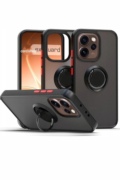 corcishop Oppo Reno 15 Pro Uyumlu Kılıf Mat Parmak izi Yapmaz Renkli Tuşlu Yü...