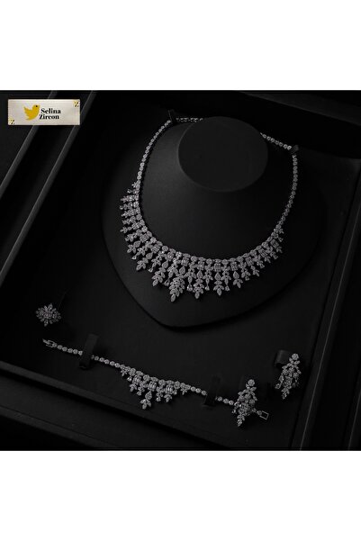Accessories Diamond-Like Zircon Accessories Set with Packaging
