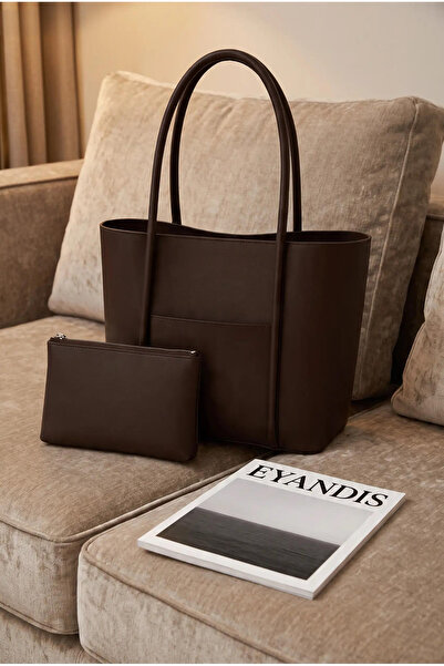 eyandis Large Volume Double Bag Set - Large Shoulder Bag and Small Handheld P...