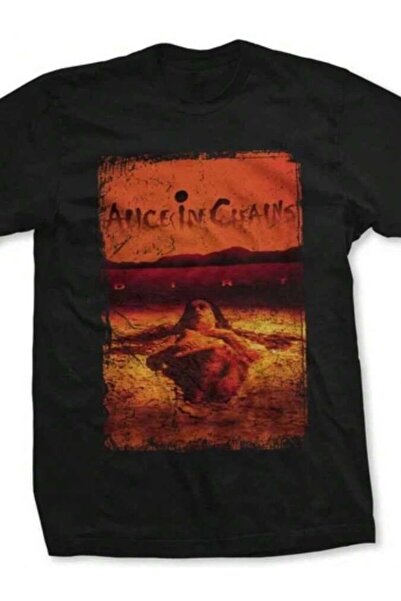 9TAY تي شيرت بتصميم غلاف ألبوم Alice In Chains Dirt جديد رسمي
