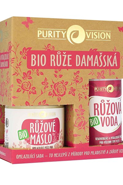 Purity Vision Set Reîntineritor cu Trandafir Organic: Apă de Trandafiri 100 m...
