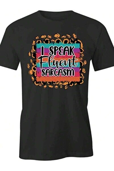 2BIR FLUENT SARCASM TShirt Tee Short-Sleeved Cotton CLOTHING QUOTE S1BCA364