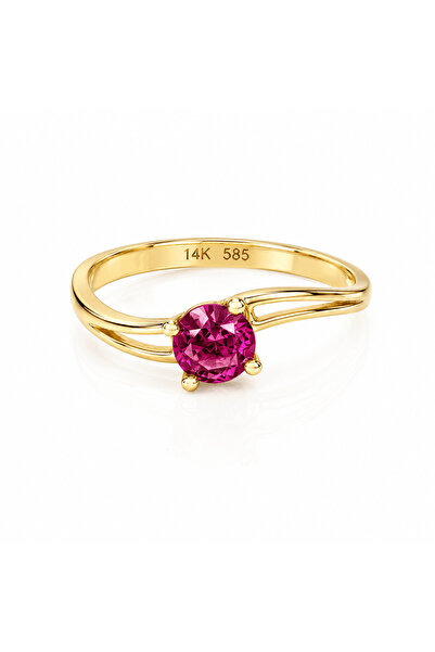 Auristore Inel aur 14K cu pyrope 0.55 ct