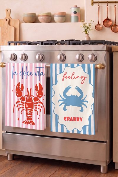 ecemre beach towel Patterned (Printed) Kitchen Towels & Hand Towels (Set of 2) |   30×50 cm