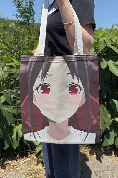 ZipZap Kaguya Sama V2 Summer and Winter Double-Sided Canvas Print Tote Bag An...