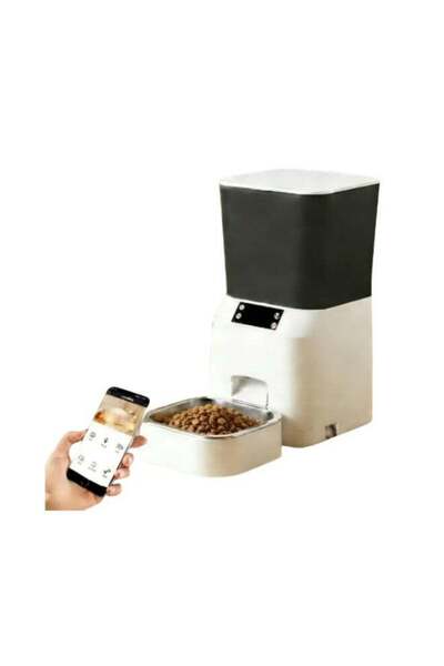HXD Zoomlion Smart WiFi Automatic Pet Feeder 4.5L, App-Controlled Timed Food ...