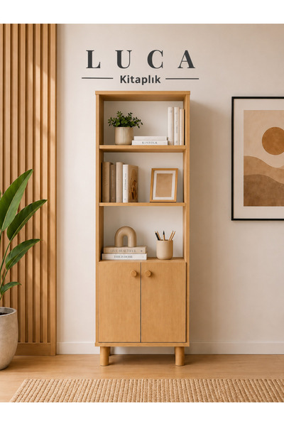 Cozibo Luca 2 Kapaklı Kitaplık